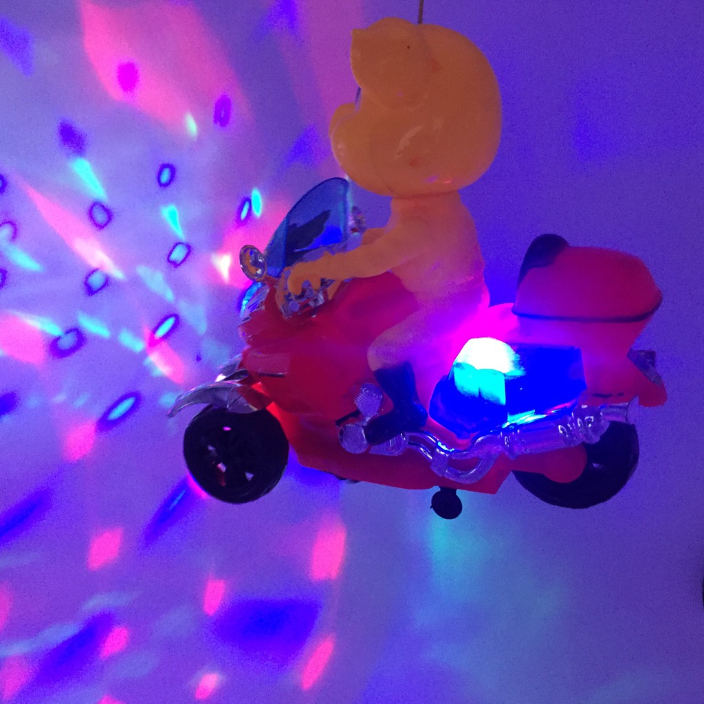 Lồng đèn heo lái moto