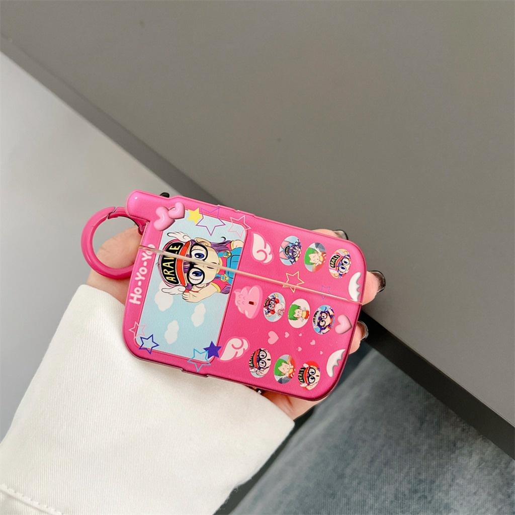 Vỏ Bảo Vệ Hộp Sạc Tai nghe không dây Airpods 1/2 3 Pro GSM Hình Điện Thoại Dễ Thương