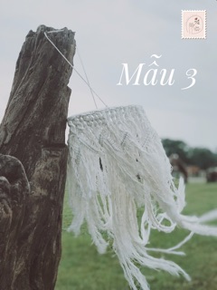 Macrame/dreamcatcher trang trí phong cách Bohemian