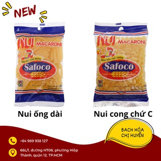 Nui Safoco gói 200g (loại Ống dài + Cong chữ C)