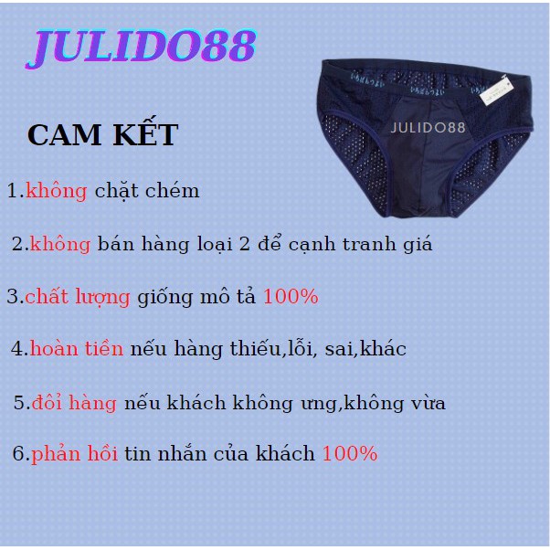 Hộp 4 quần lót nam kiểu Men's,sịp đùi nam boxer lỗ lưới thông hơi .