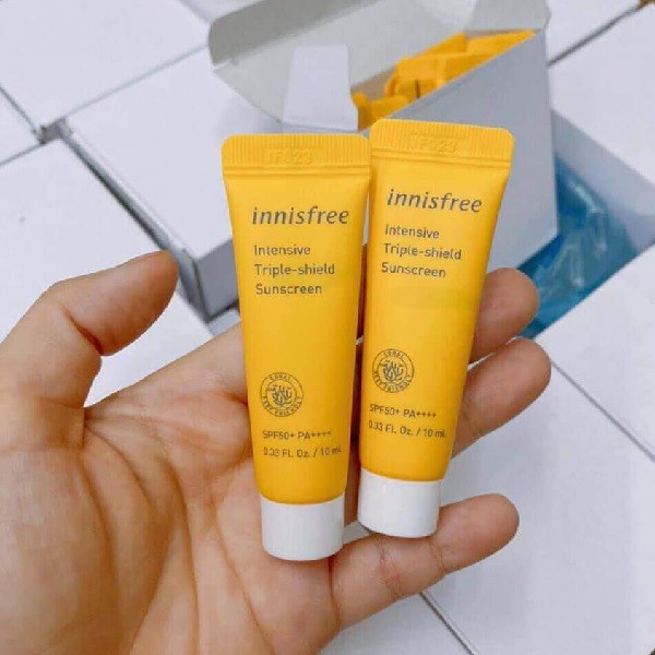 (MINI SIZE10ML)Kem Chống Nắng Innisfree Intensive Triple Care Sunscreen SPF50+/PA++++