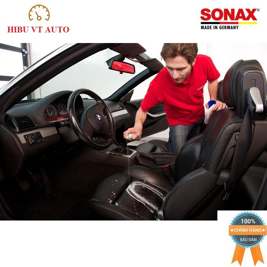 Chai Xịt Bảo Dưỡng Da Dạng Bọt Công Nghệ Nano Sonax Xtreme Leather Care Foam Nano Pro 289100