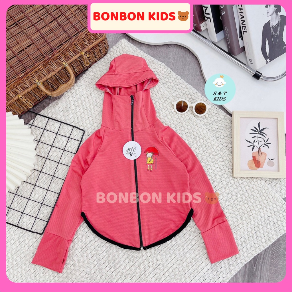 Áo Chống Nắng Cho Bé Trai, Gái 1, 2, 3, 4, 5 Tuổi Thông Hơi Kim Cương Chống Tia UV Hàng Cao Cấp BONBON KIDS