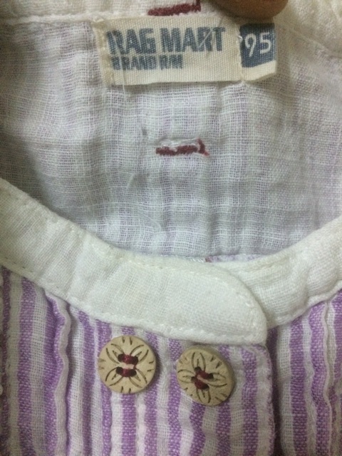 Đầm bé gái vải xô