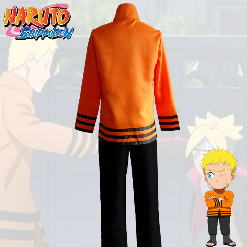 NARUTO Áo Khoác Cosplay Nhân Vật Uzumaki Cho Nam