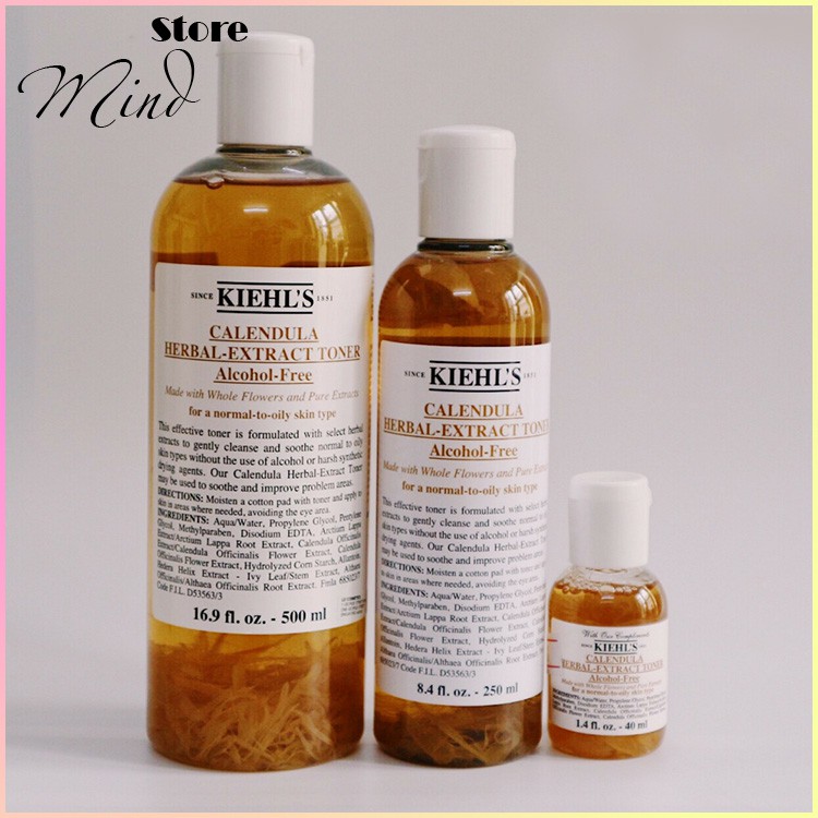 Toner hoa cúc Kiehl's Calendula Herbal Extract Alcohol-Free Toner