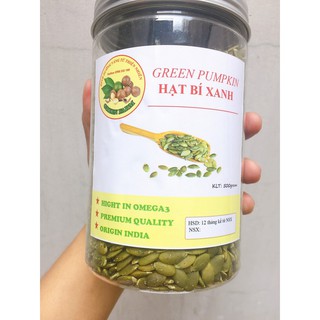 Nhân hạt bí xanh Ấn Độ sấy chín 1Kg