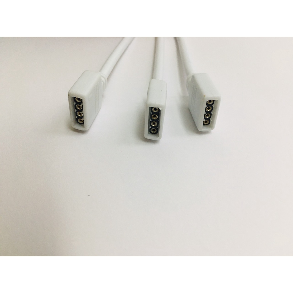 Dây cáp nối led RGB 4 pin, 3 đầu nối