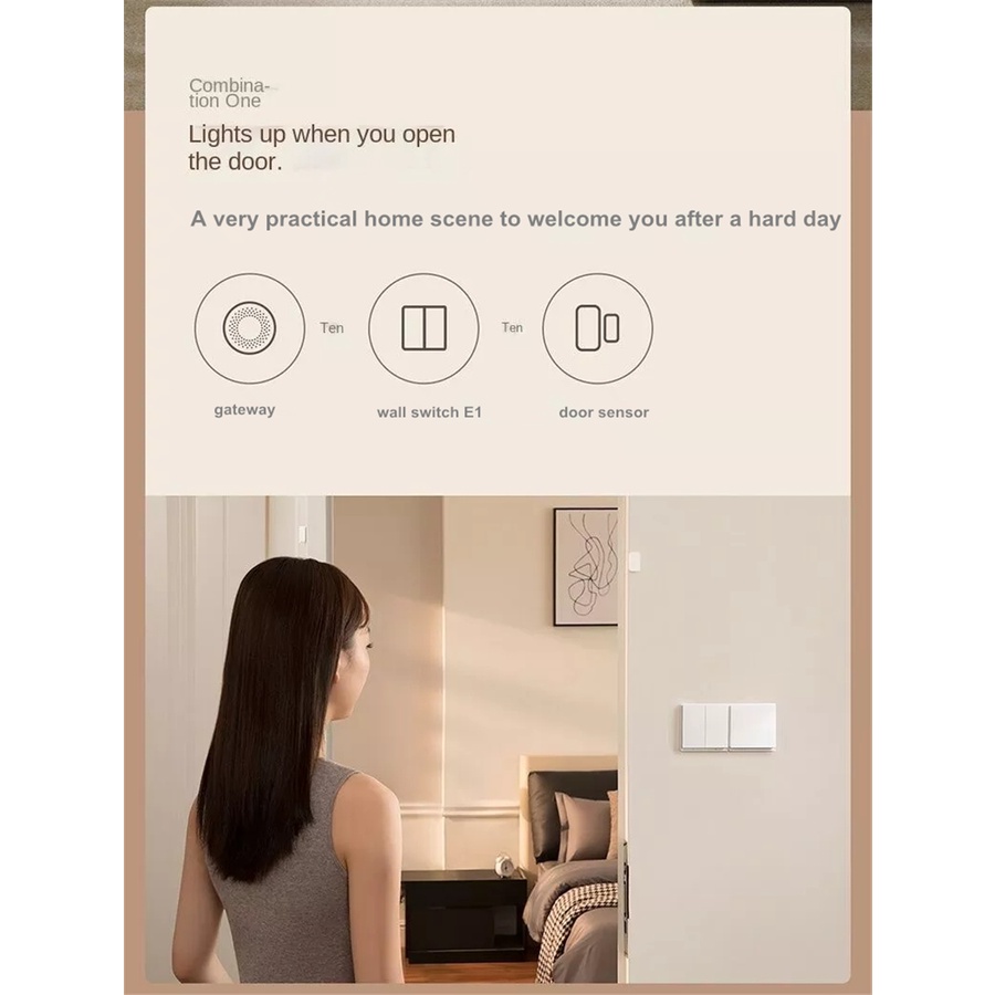 AQARA Công Tắc Không Dây Thông Minh E1 Zigbee 3.0 Điều Khiển Từ Xa Cho Xiaomi Mi homekit