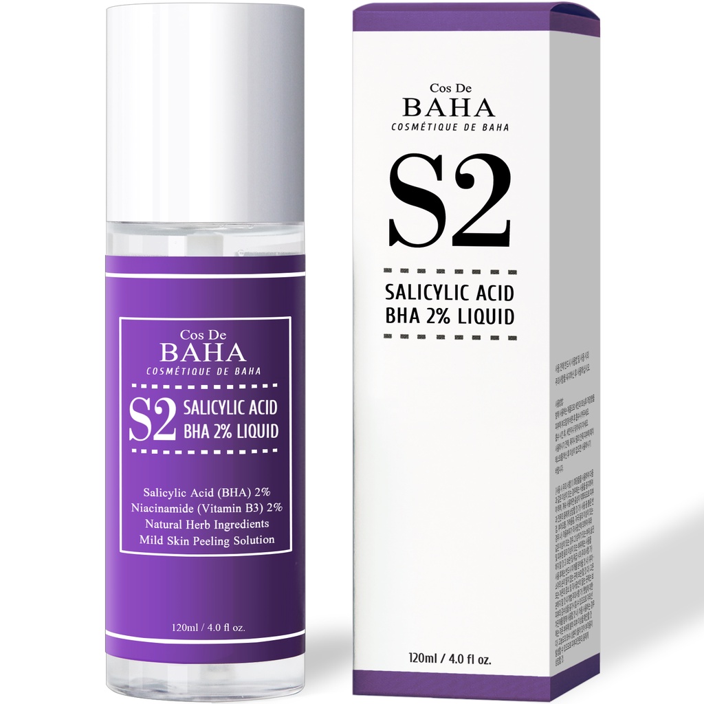 Dung dịch Cos De BAHA Salicylic Acid 2% dung tích 120ml