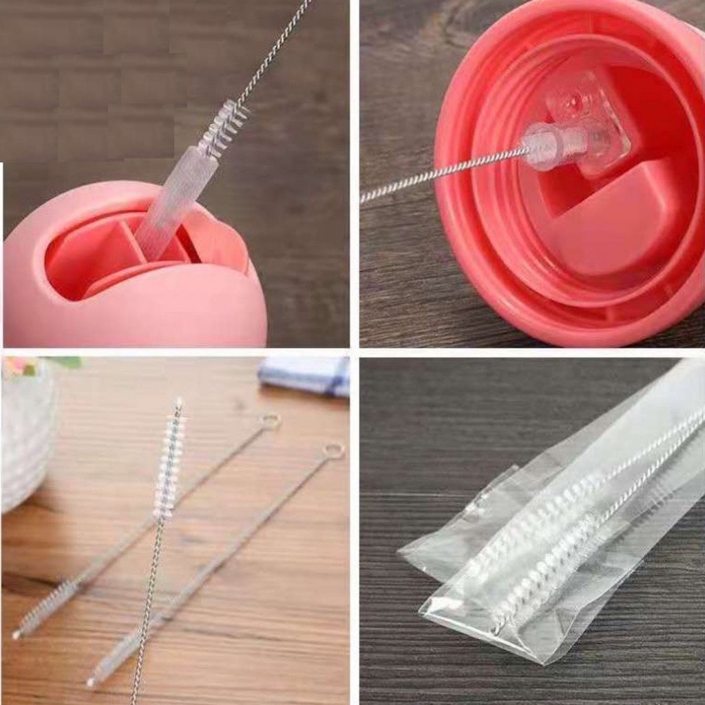 Que cọ vệ sinh ống hút, bình nước cho bé - B48