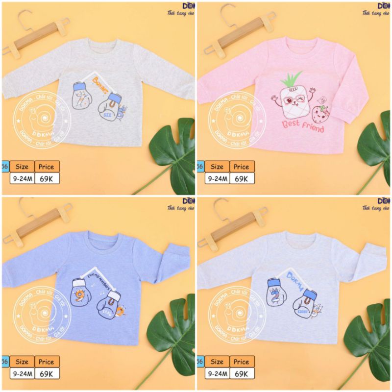 ÁO LẺ DÀI TAY CHO BÉ DOKMA