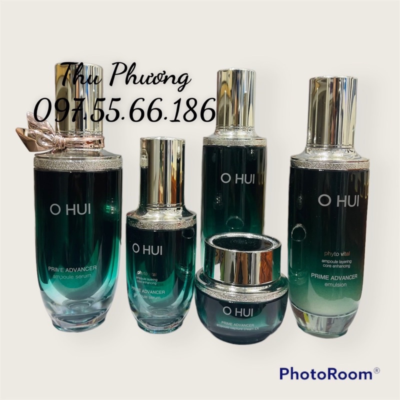 Bộ Ohui Dưỡng Trắng Da Chống Lão Hóa Cải Thiện Nếp Nhăn OHUI Prime Advancer