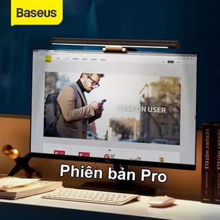 Đèn Treo Màn Hình Máy Tính Laptop Baseus I Work Pro Series Vệ Mắt Chống Cận Chống Ánh Sáng Xanh Treo Gắn Chính hãng