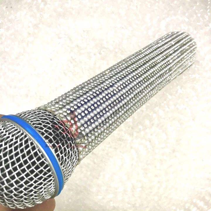 Áo micro kim tuyến, vỏ áo mic, vỏ bọc micro, micro bolero, microphone, mic karaoke, mi rô không dây, mic tphcm, micro