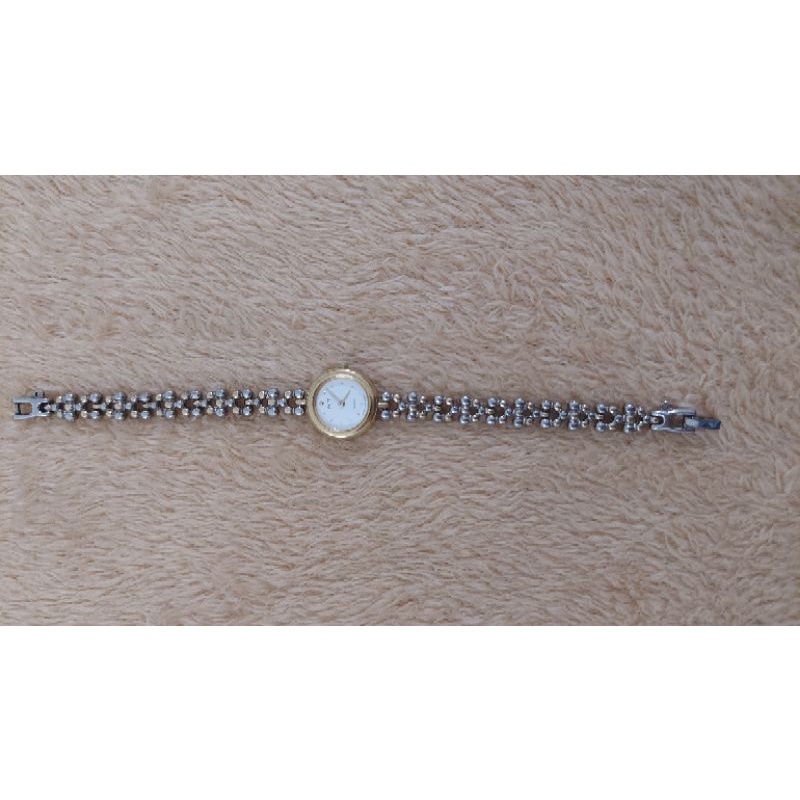 Đồng hồ Si Nhật hiệu fEM, mặt siêu nhỏ 1,5cm  dành cho Nữ thời trang, phong cách, sành điệu