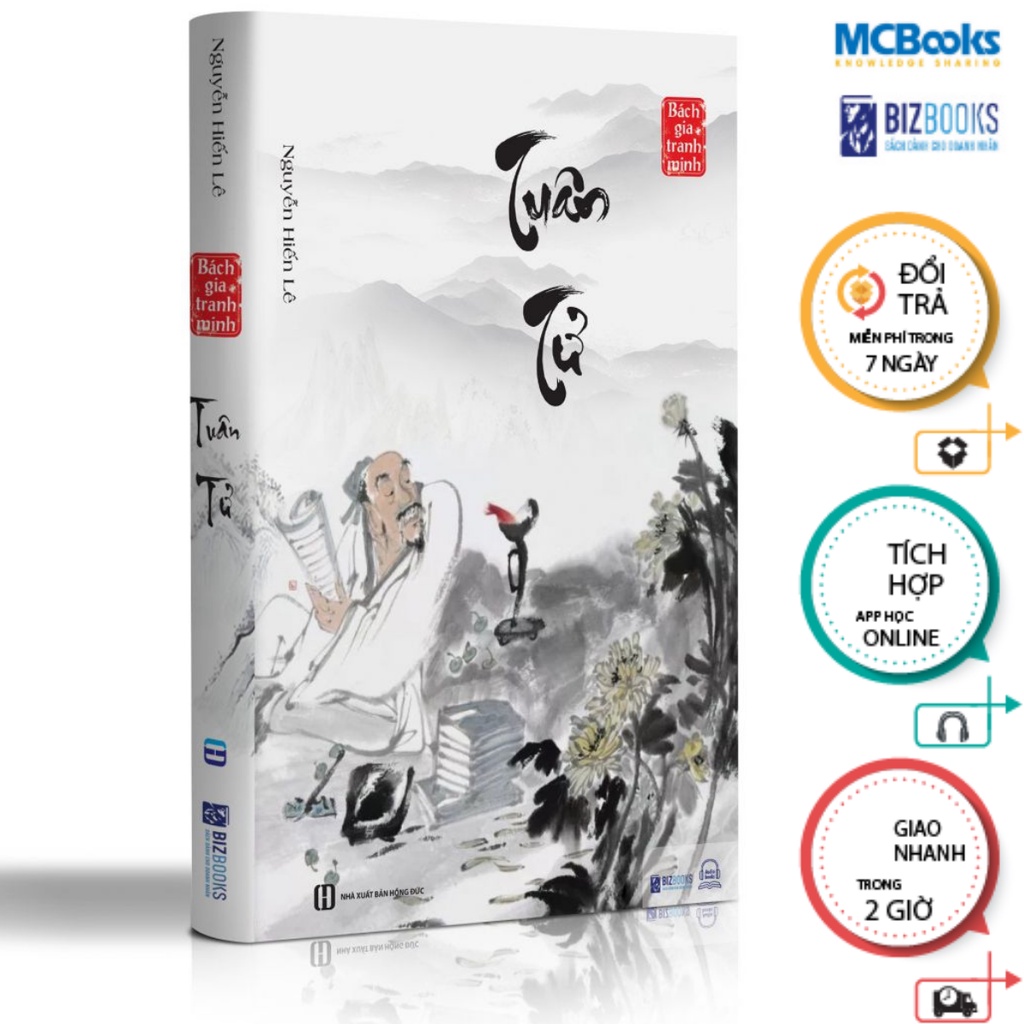 [Mã LIFEMALL995 giảm 10% đơn 99K] Sách - Tuân Tử - Nguyễn Hiến Lê (Tuyển Tập Bách Gia Tranh Minh)