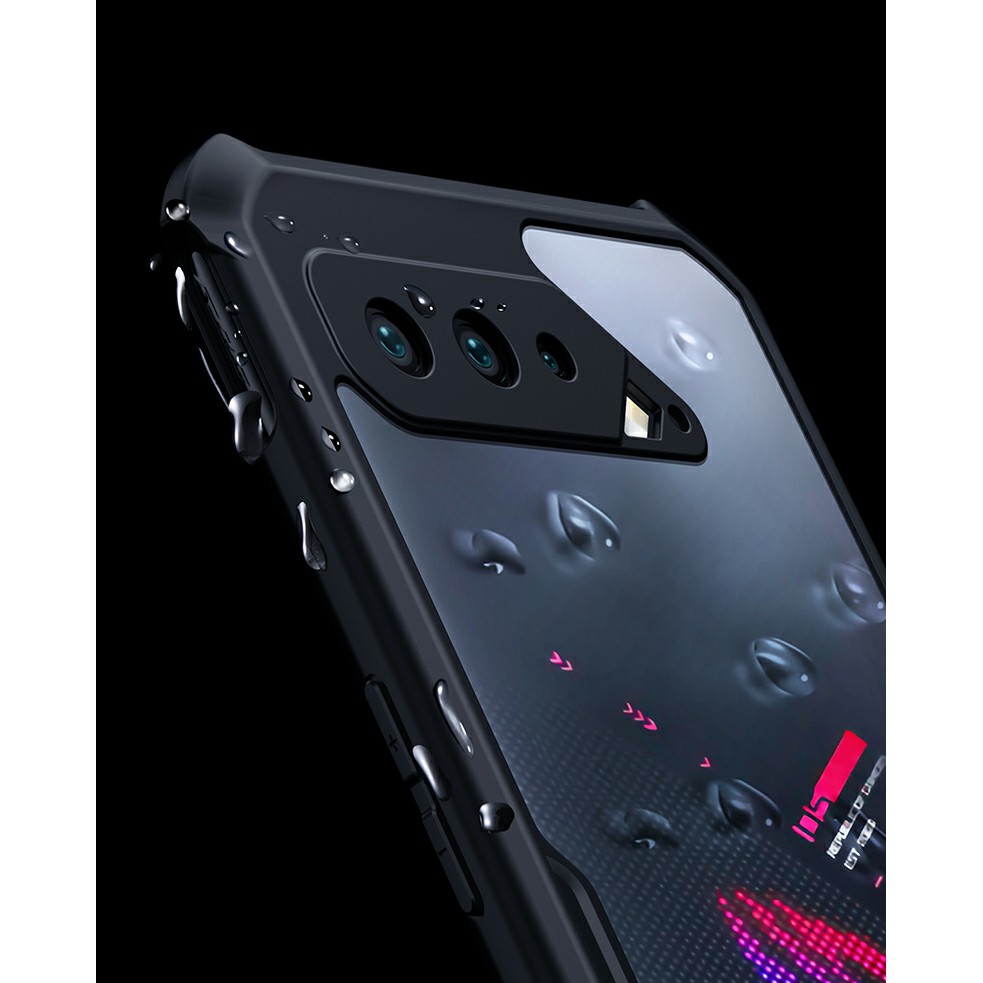 Ốp lưng Rog Phone 5 / 5 Pro / Phone 5s / 5s Pro / Phone 6 / 6 Pro hiệu XUNDD lưng trong viền màu chống sốc cao cấp
