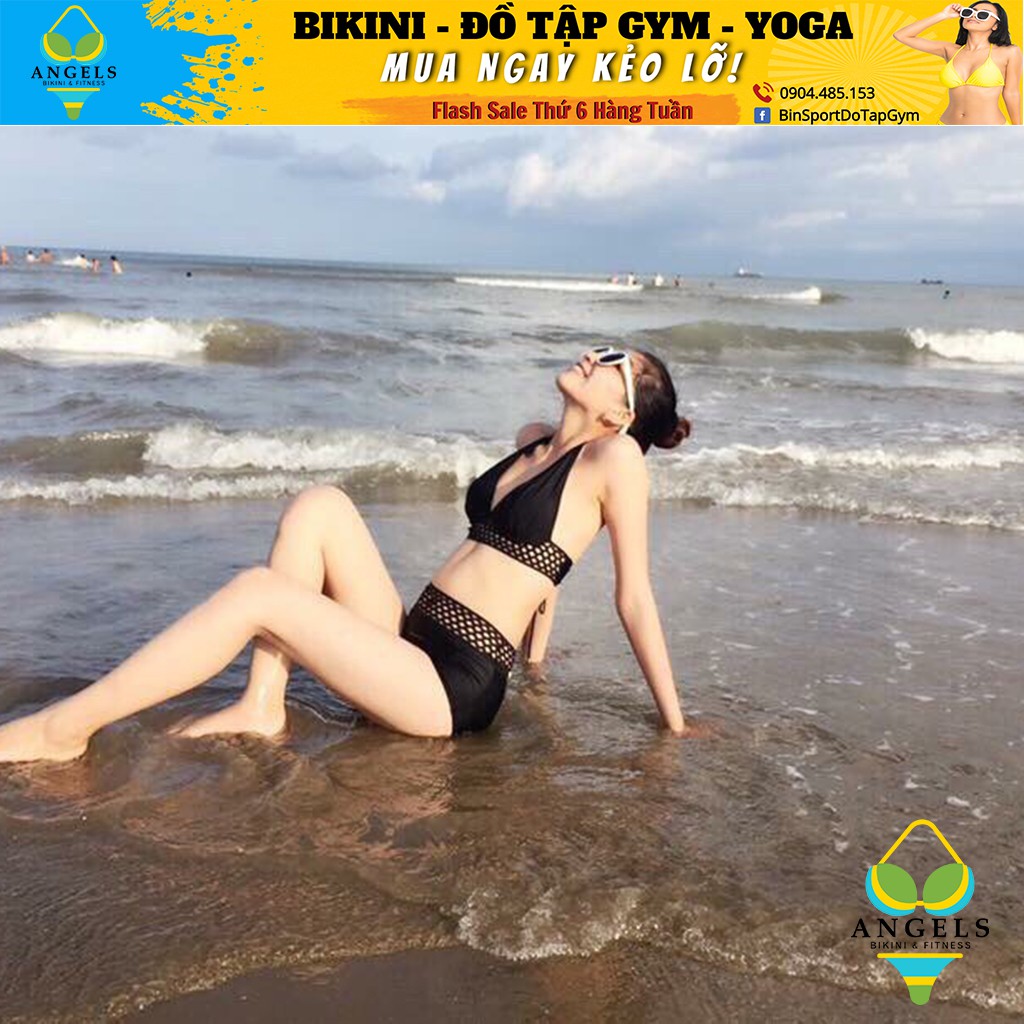 Bikini,Bộ Đồ Bơi Hai Mảnh Phỗi Lưới Sexy Mặc Đi Biển , Ảnh thật 100% BHV009 | BigBuy360 - bigbuy360.vn