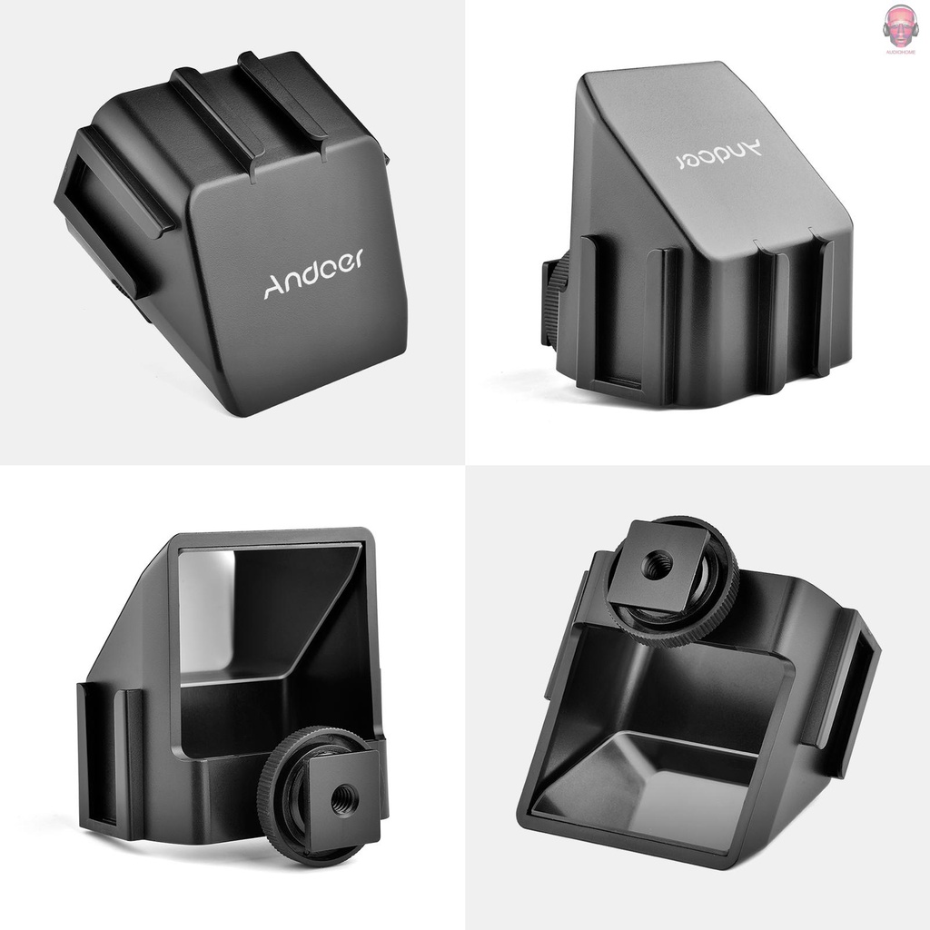 Màn Hình Gương Lật Andoer Kèm 3 Ngàm Gắn Micro Mini Cho Máy Ảnh A6000 / A6300 / A6500 / A72 Series / A73 Series Z6 / Z7