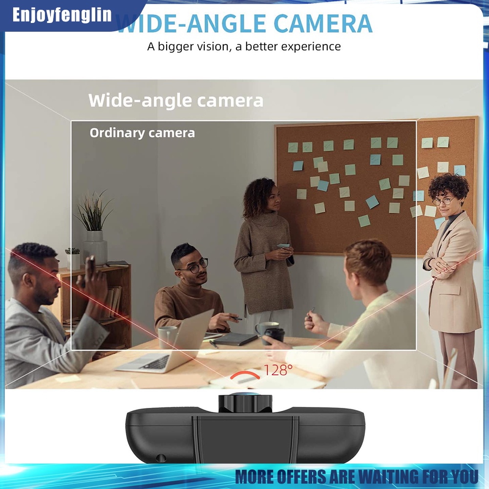Webcam HD 1080P kèm mic cổng USB cho máy tính | BigBuy360 - bigbuy360.vn