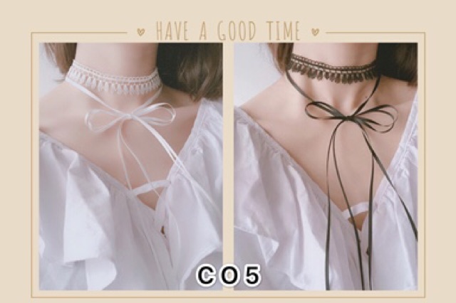 Tổng hợp các mẫu choker hot Japan style