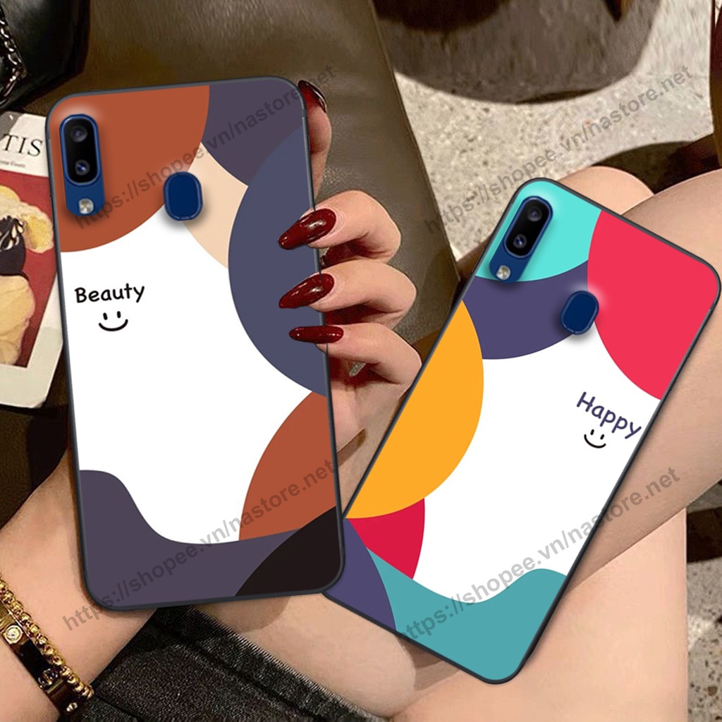 Ốp lưng Samsung M20 / M30 mặt cười, họa tiết caro đơn giản đẹp cute