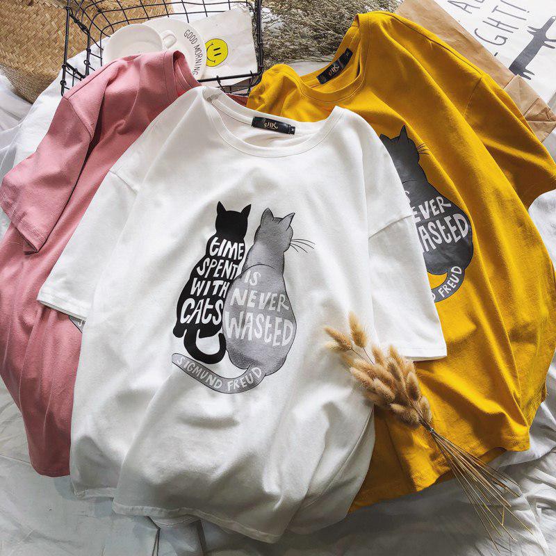 áo thun from rộng nam nữ