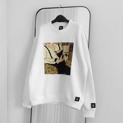 Áo Sweater Oversize The Man, áo nỉ dài tay Unisex ODIN CLOTHING | BigBuy360 - bigbuy360.vn
