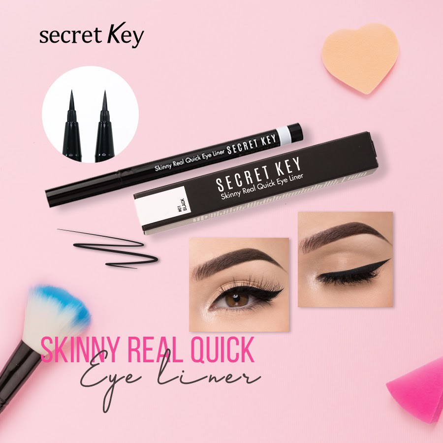 Bút Kẻ Mắt Nước Secret Key Skinny Real Quick Eye Liner