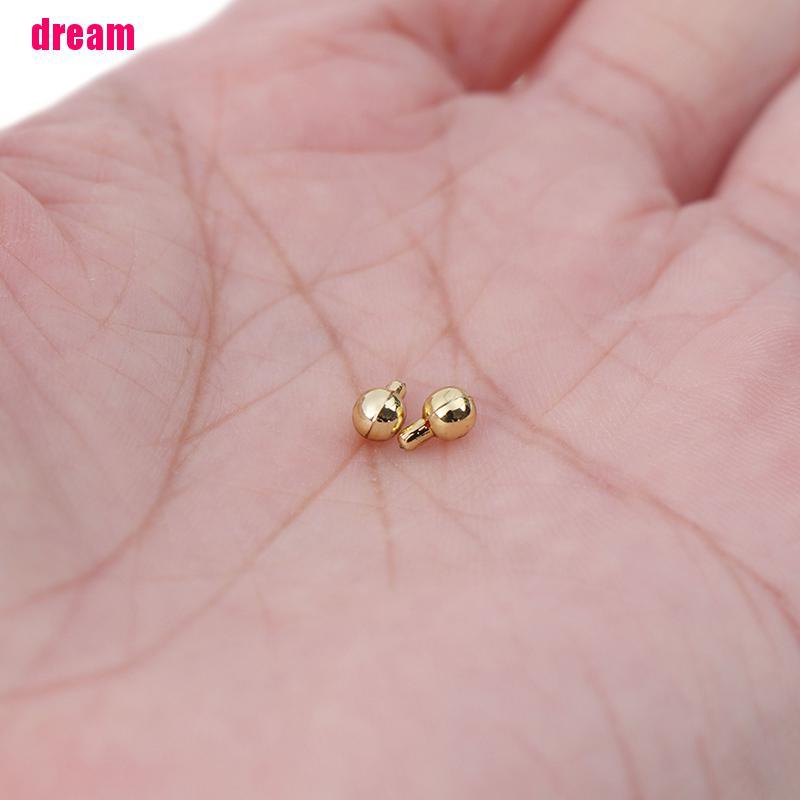 Set 2 tay nắm cửa mini kiểu cổ điển dành cho búp bê