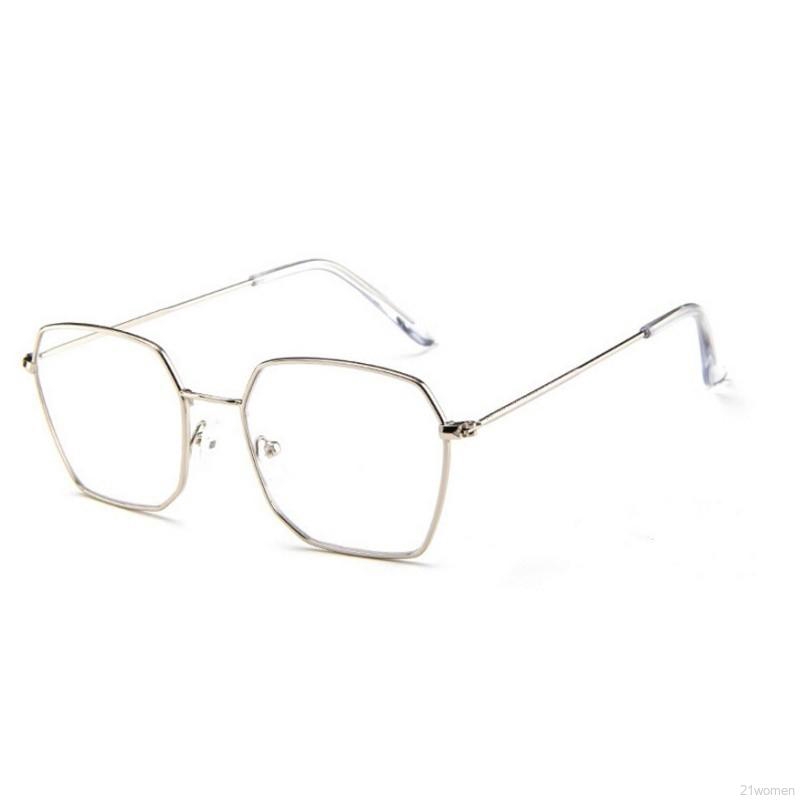 Kính mắt thời trang gọng vuông màu trong suốt cho nữ | BigBuy360 - bigbuy360.vn