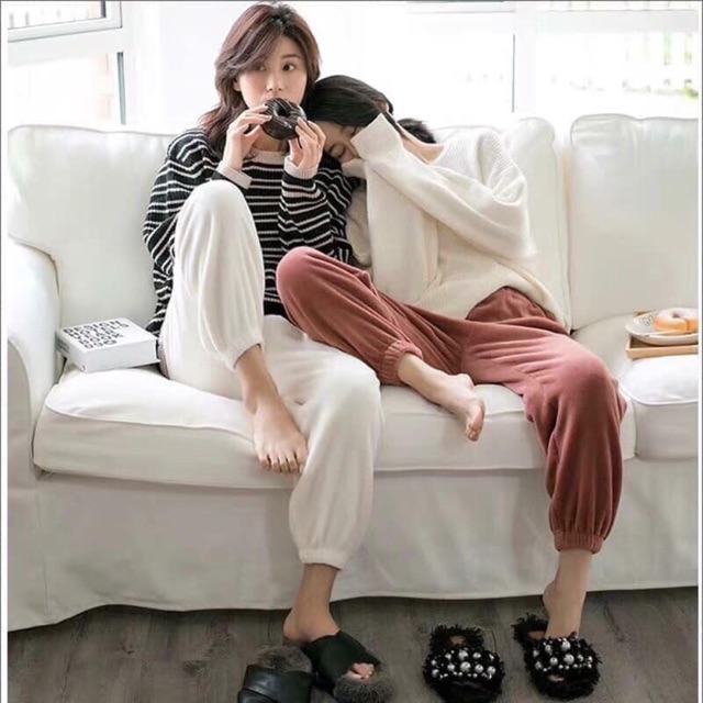 Quần nỉ bông siêu ấm