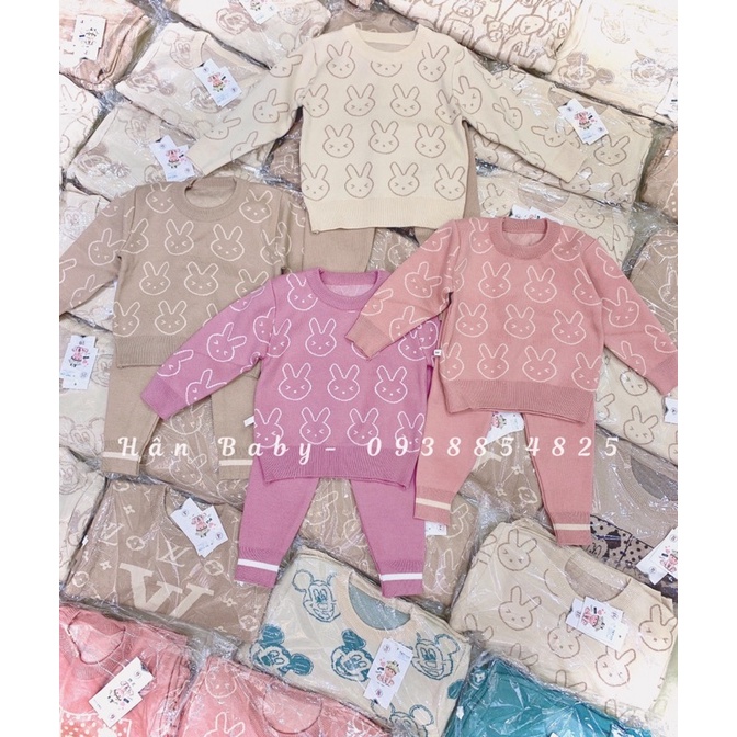 Bộ Len Hoạ Tiết Siêu Xinh Cho Bé 9 - 35kg