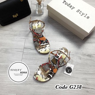 Sandal bệt nữ basic da mềm G238
