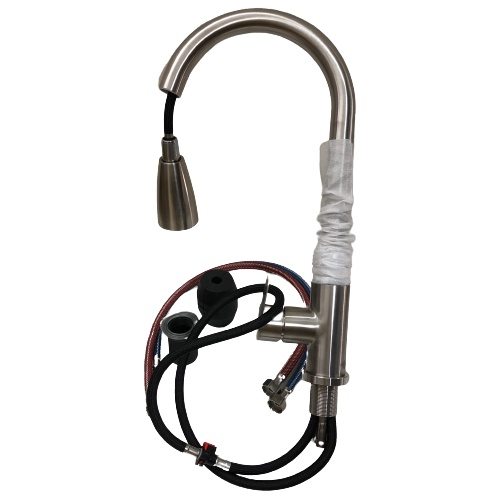 Vòi rửa chén dây rút nóng lạnh inox 304 cao cấp