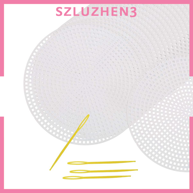 [SmartHome ] Round Plastic Canvas Sheets for Embroidery Cross Stitch Needlepoint