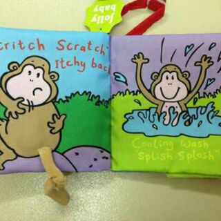 Sách vải My Monkey Book
