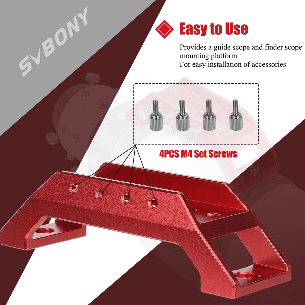 Giá Đỡ Kính Thiên Văn SVBONY SV211 135mm Có Tay Cầm Để Lắp Đặt Ống Nhòm Quang Học