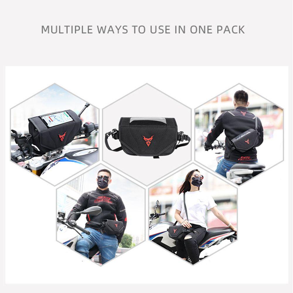 Shoukey Túi Đựng Đồ Gắn Phía Trước Xe Đạp / Xe Máy Có Thể Mở Rộng Màn Hình Cảm Ứng