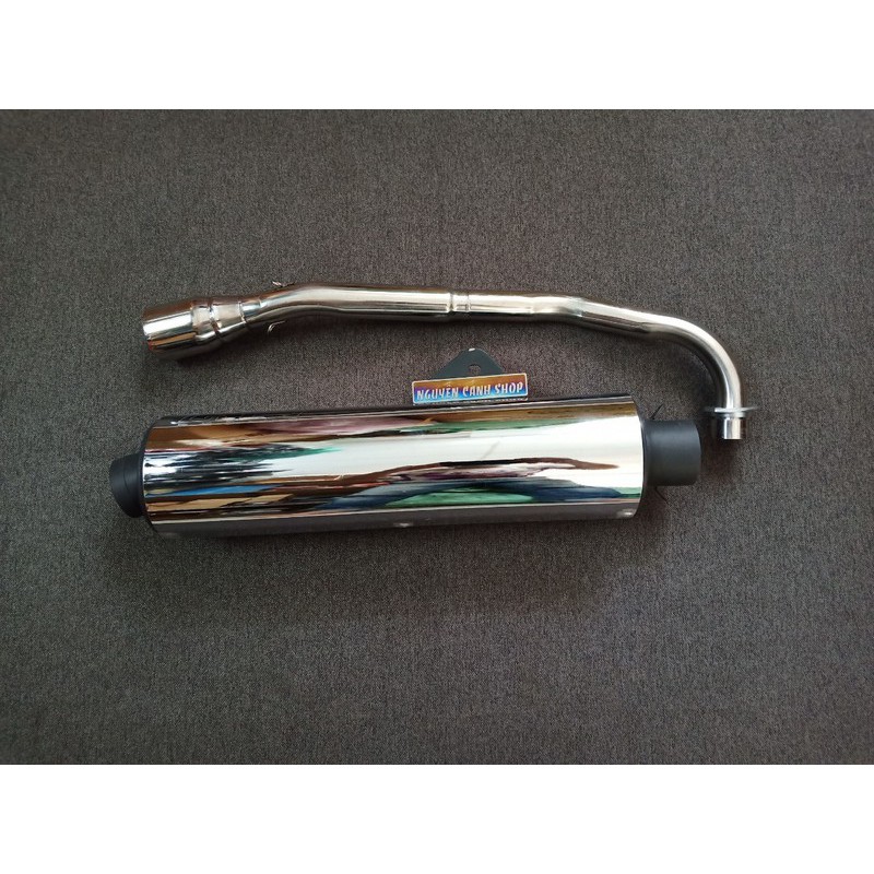 Pô CBR gắn xe wave dream cub 50 cổ inox