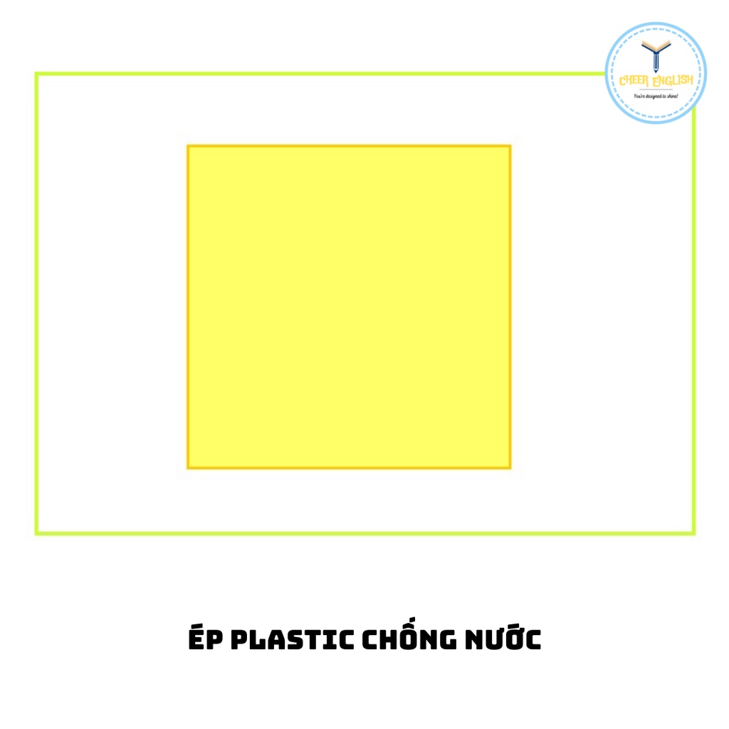 Flashcard chủ đề hình học thẻ học từ vựng Tiếng Anh ép plastic