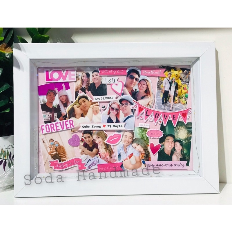 [Khung kép 3D]Set tự làm Khung ảnh nổi