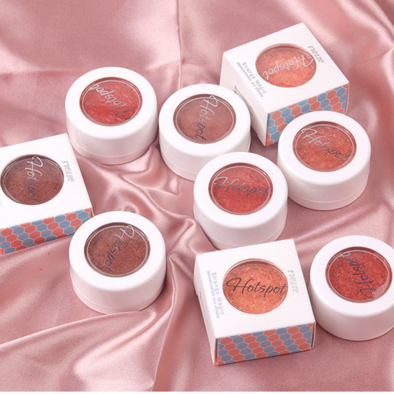 Phấn mắt ánh ngọc trai đơn sắc lấp lánh chống nhòe