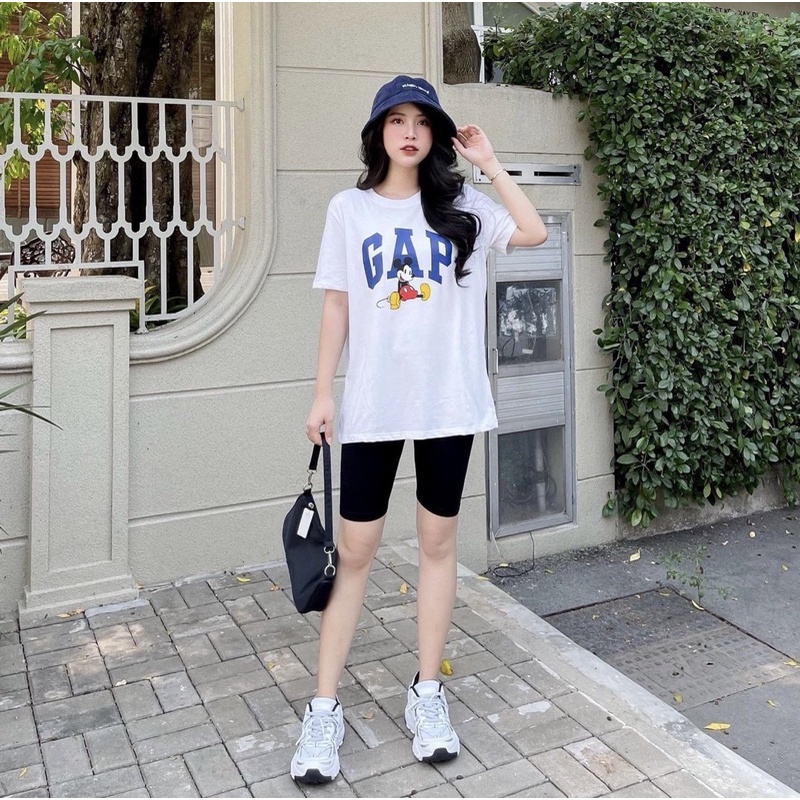 Áo thun in gap mickey dễ thương vnxk
