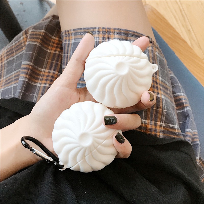 Ốp tai nghe không dây airpods sushi chai nước trà sữa chống trầy xước