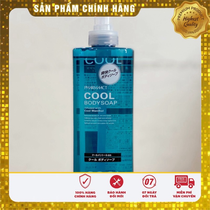 Sữa tắm cho nam Pharmaact Cool 600ml Nhật Bản