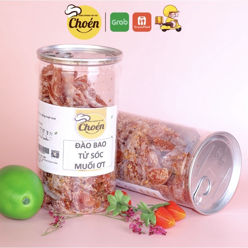 Đào xí Muội Bao Tử Sóc Muối Ớt 500g CHOEN 68