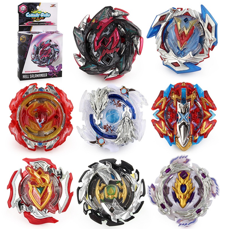 Bộ Đồ Chơi Con Quay Beyblade Hai Chiều Bằng Hợp Kim Nhôm 8 Kiểu Cho Trẻ Em